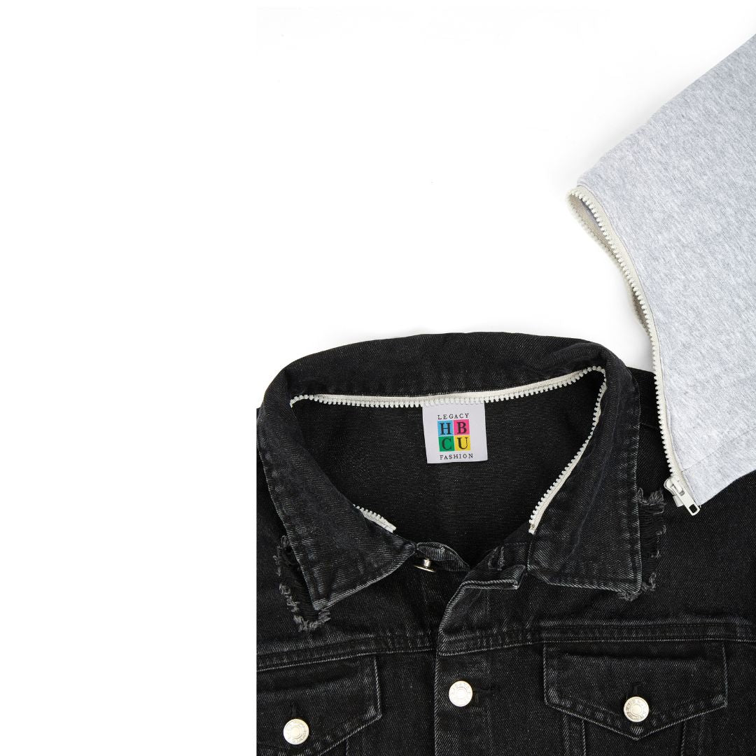 Aggie Born, Aggie Bred - BLACK Youth Denim Jacket