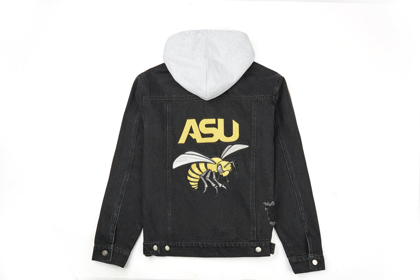 Alabama State University - BLACK Denim Jacket-Unisex Adults