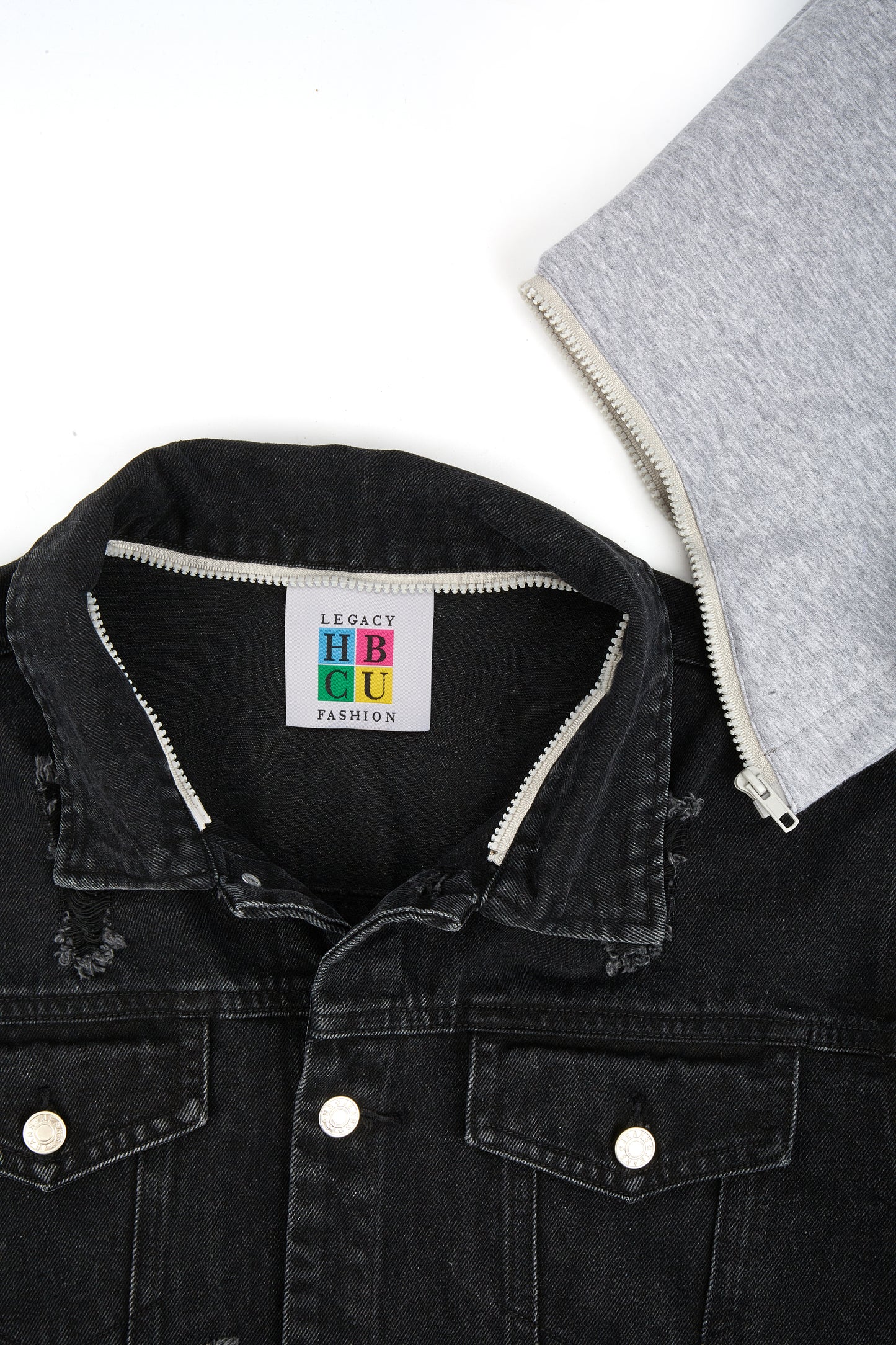Alabama State University - BLACK Denim Jacket-Unisex Adults