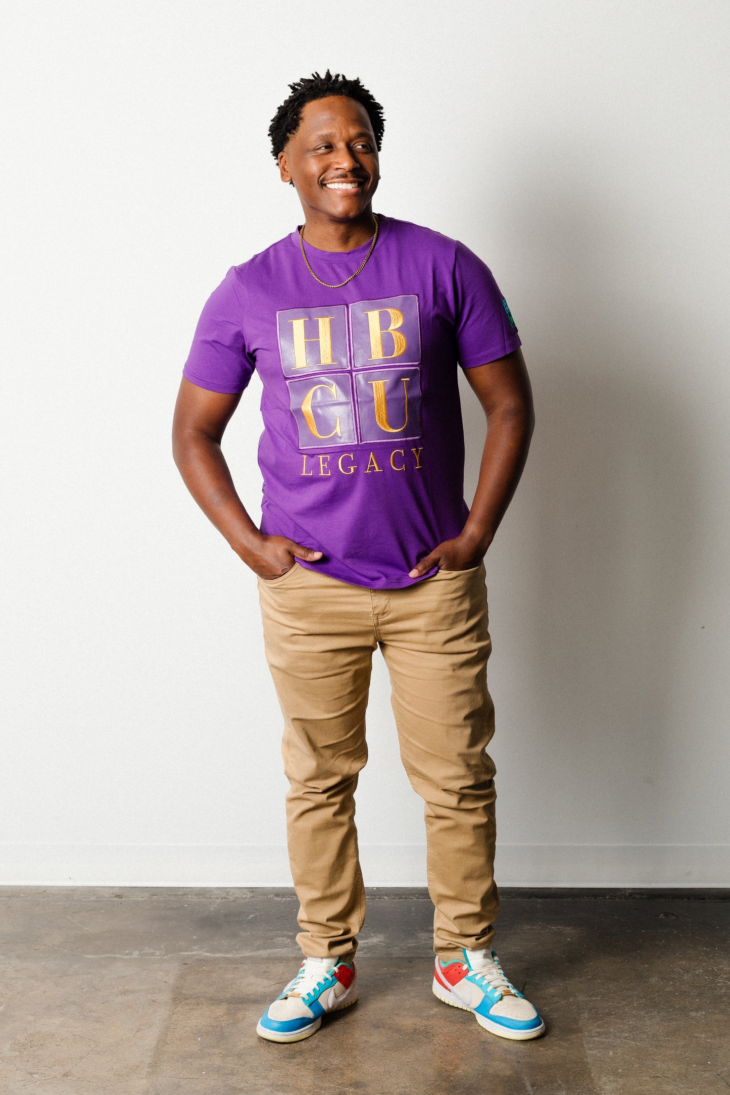 HBCU Legacy Adult T-Shirts (Purple & Gold)