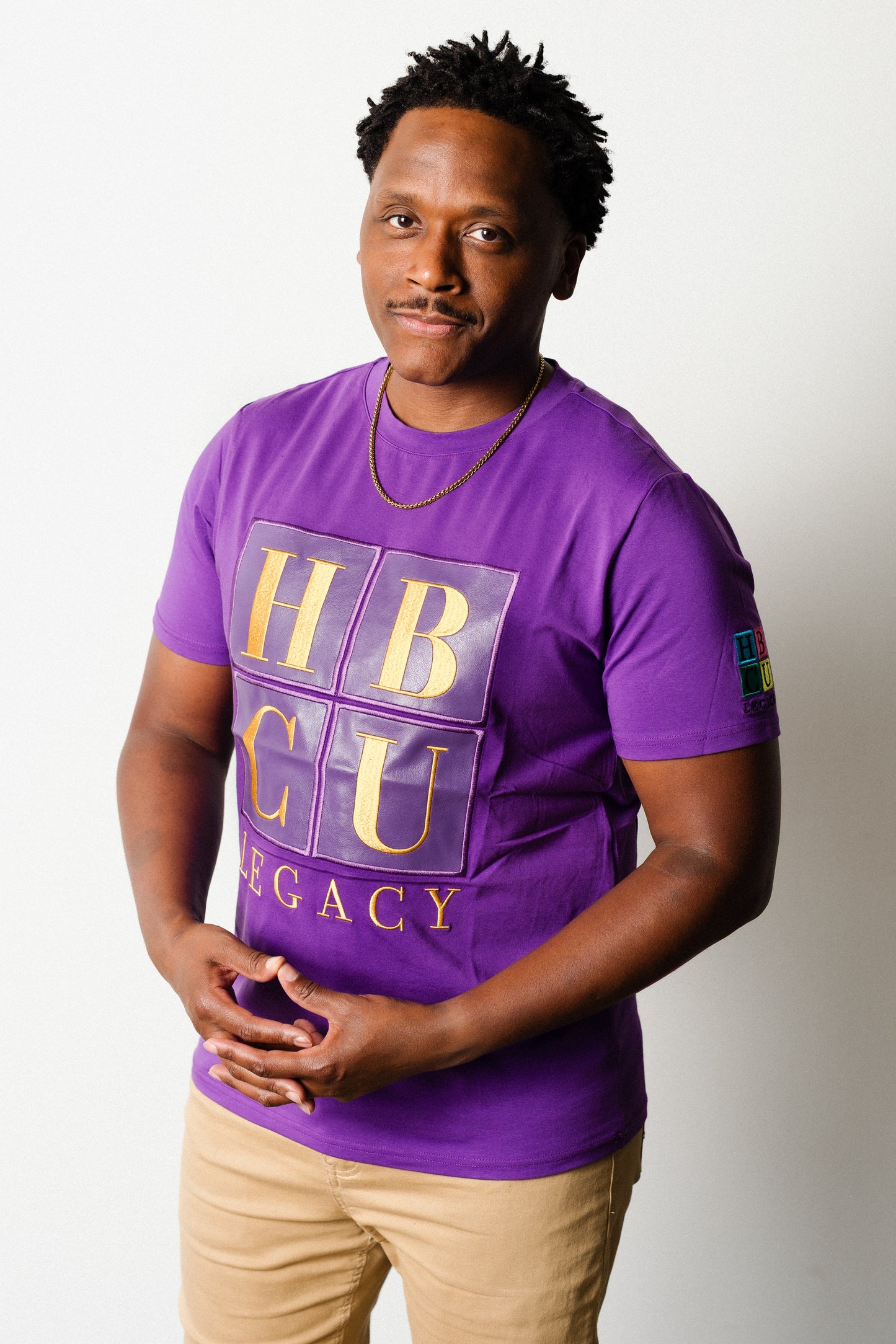 HBCU Legacy Adult T-Shirts (Purple & Gold)