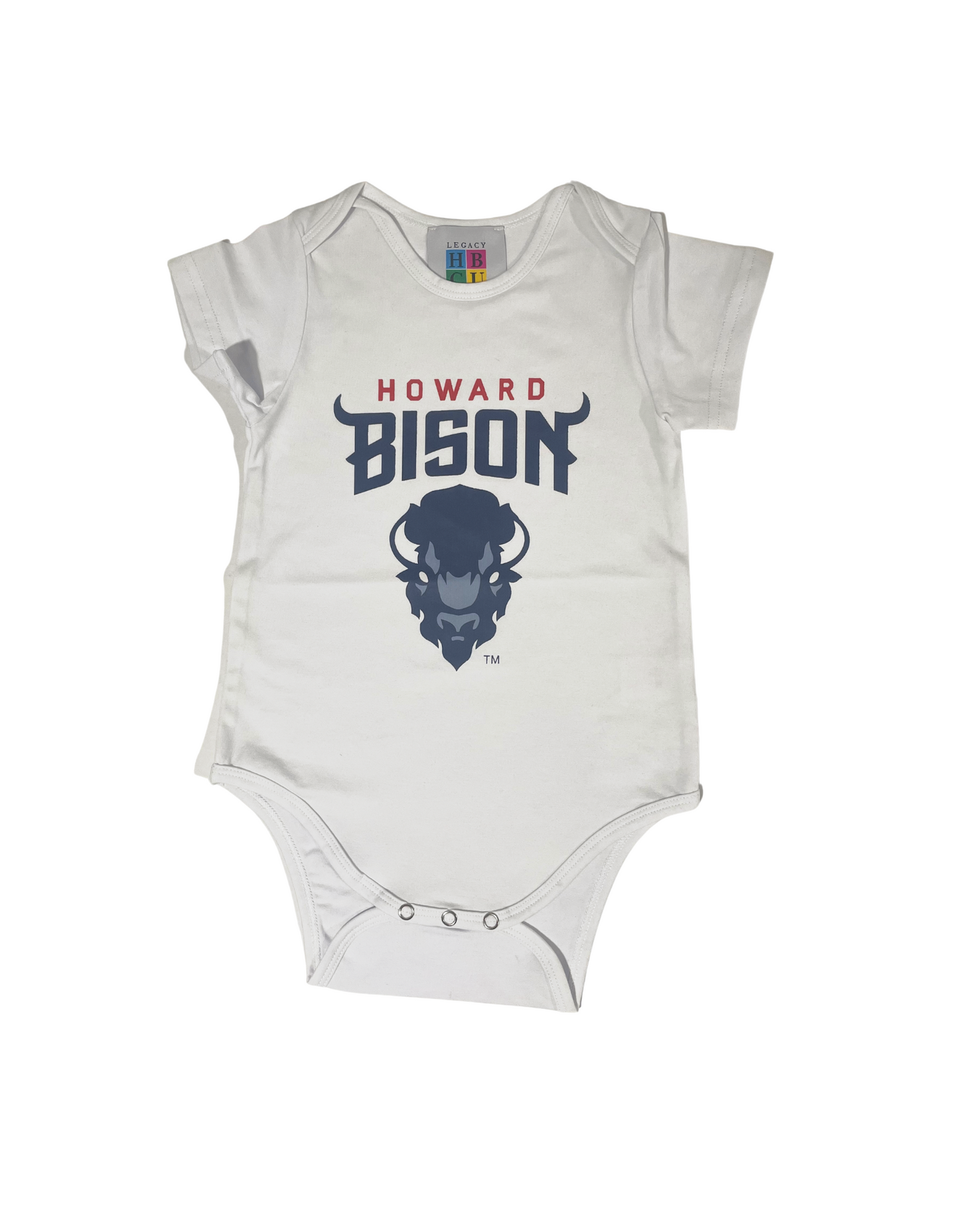 Howard Bison Baby Onesie