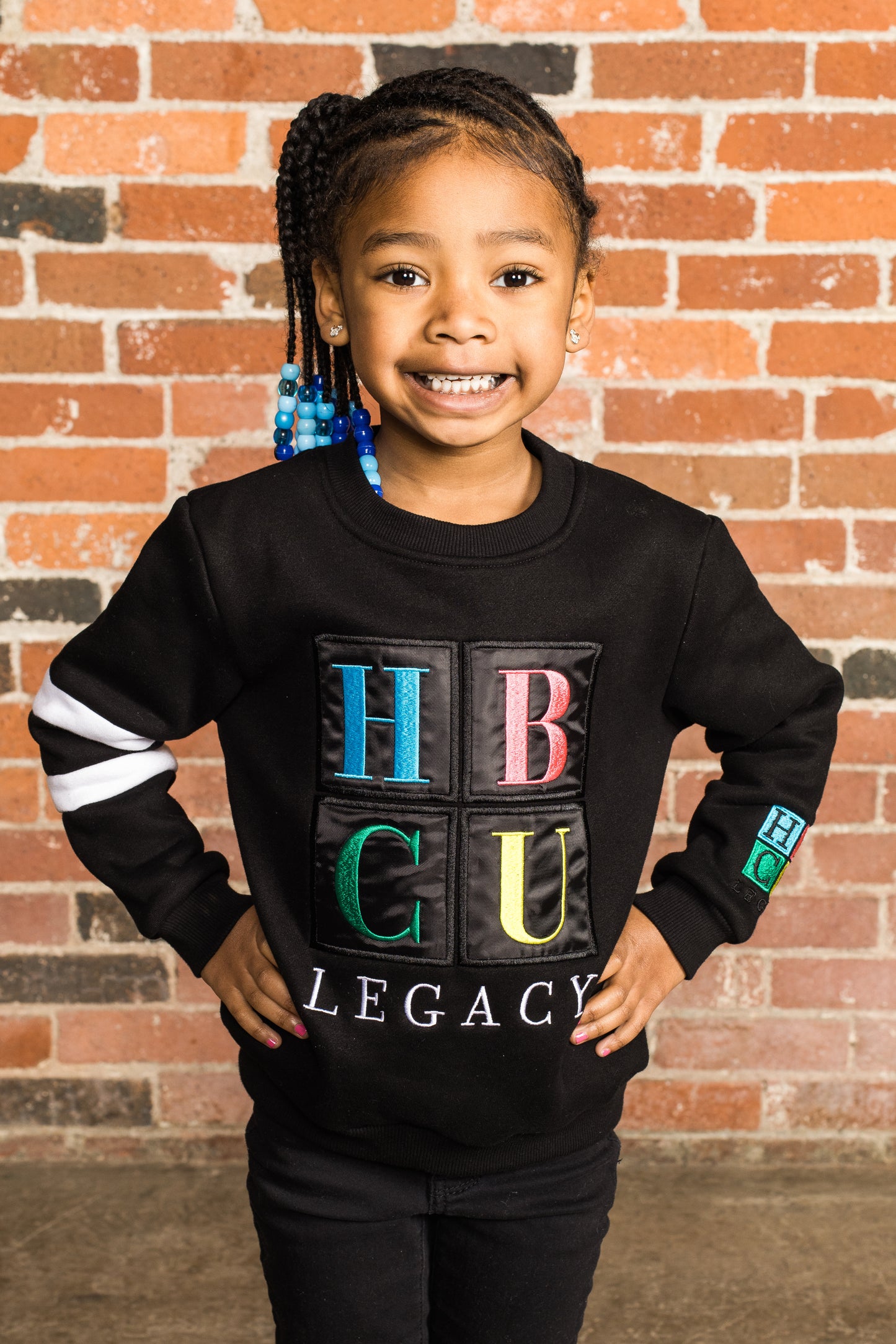 HBCU Legacy Youth Crewneck - Color on Black