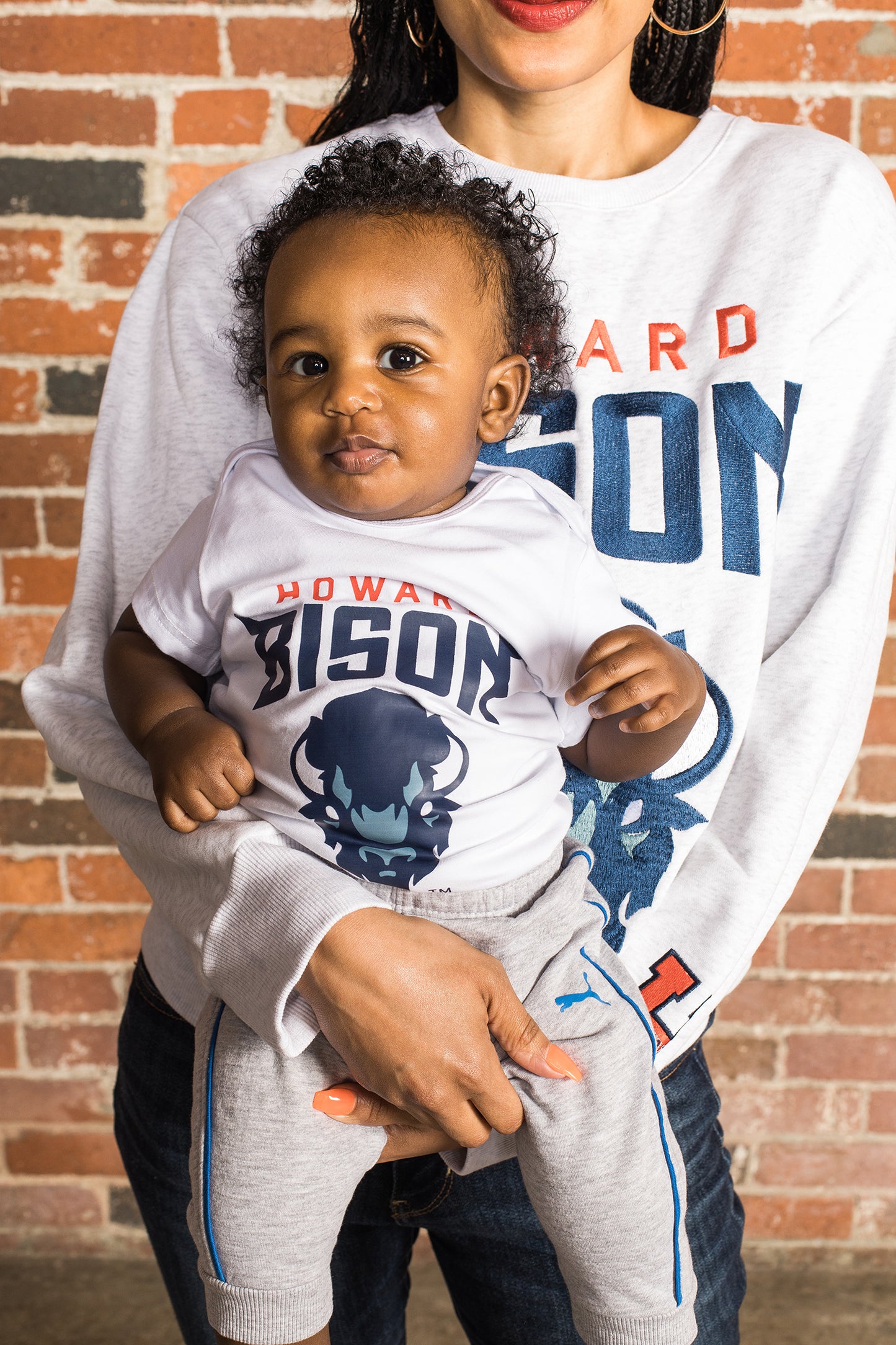 Howard Bison Baby Onesie