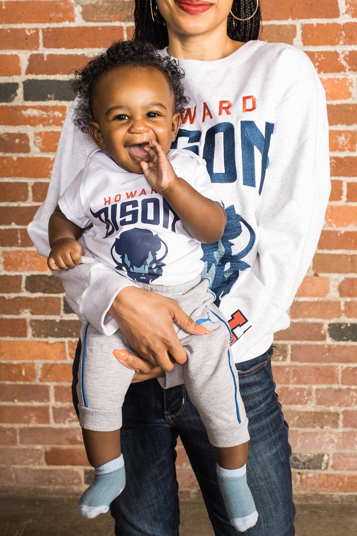 Howard Bison Baby Onesie