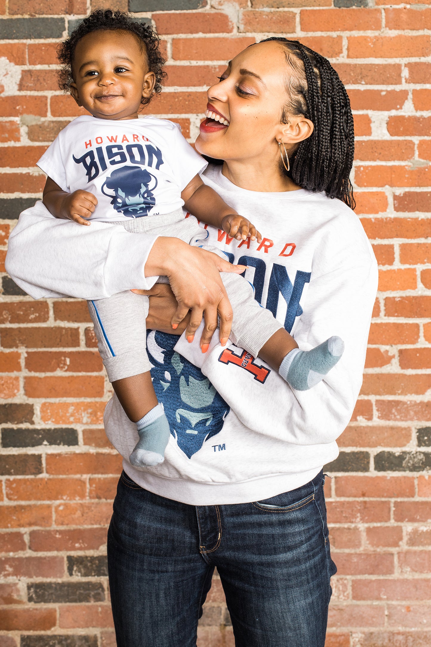 Howard Bison Baby Onesie