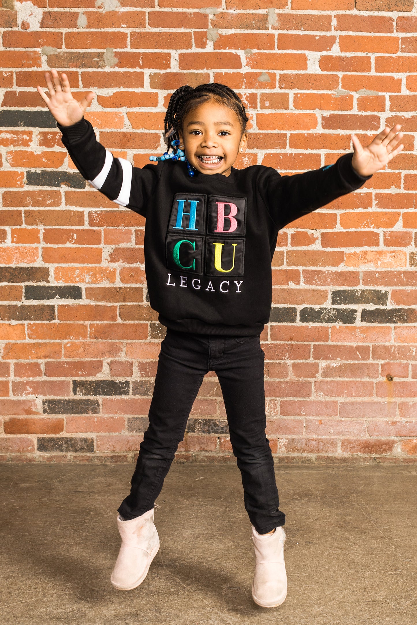 HBCU Legacy Youth Crewneck - Color on Black