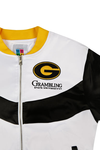 Grambling Satin Bomber Jacket - Unisex Adult