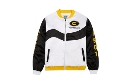 Grambling Satin Bomber Jacket - Unisex Adult