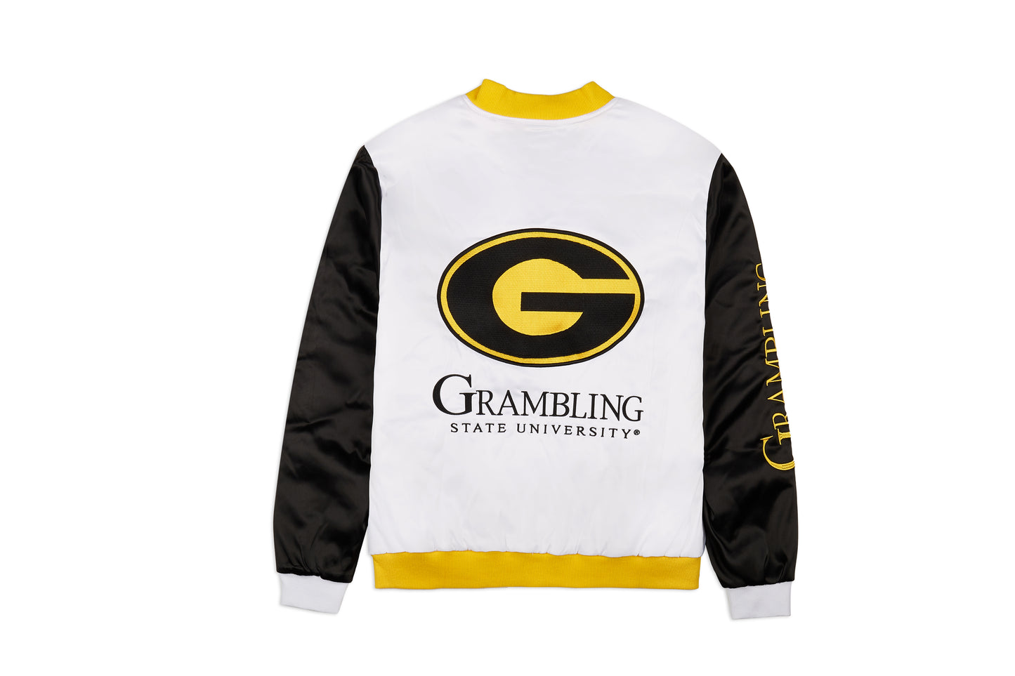 Grambling Satin Bomber Jacket - Unisex Adult