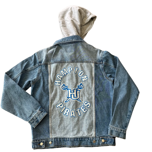 HAMPTON PIRATES BLUE Adult Denim Jacket