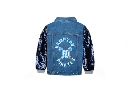 HAMPTON Ladies Sequin Denim Jacket