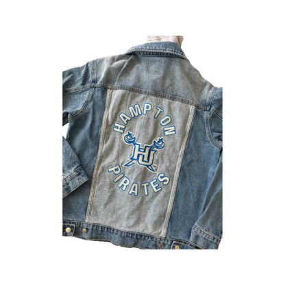 HAMPTON PIRATES BLUE Adult Denim Jacket