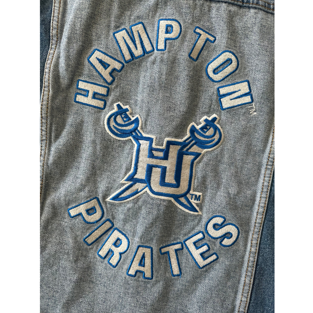 HAMPTON PIRATES BLUE Adult Denim Jacket