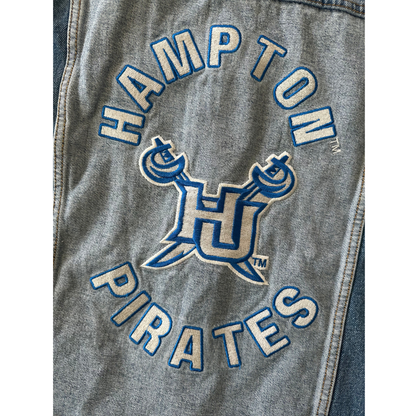 HAMPTON PIRATES BLUE Adult Denim Jacket