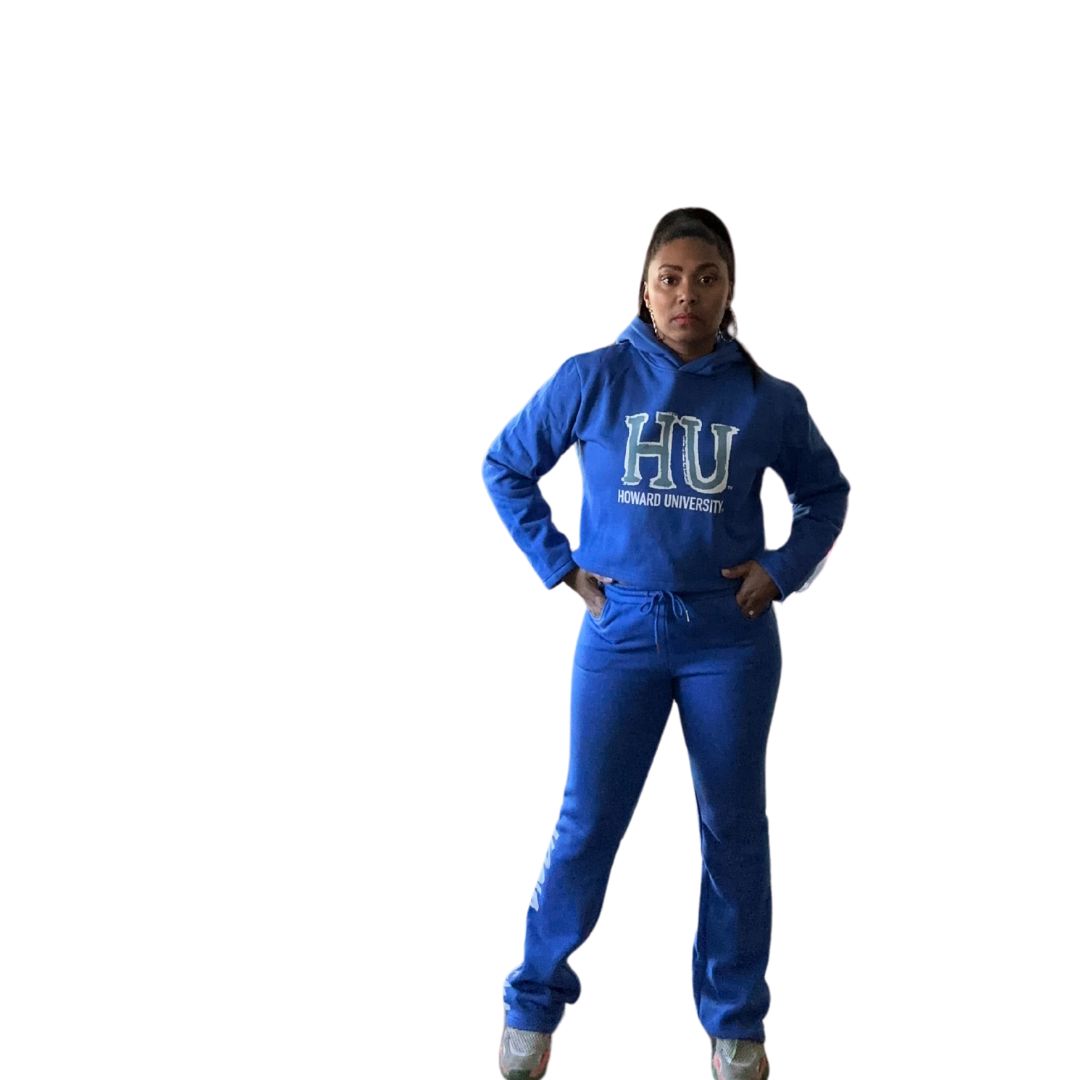 Howard Bison Ladies Flare Sweatsuit