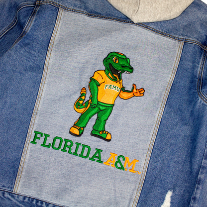 FAMU Rattler Adult Denim Jacket