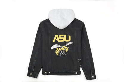 Alabama State University - BLACK Denim Jacket-Unisex Adults