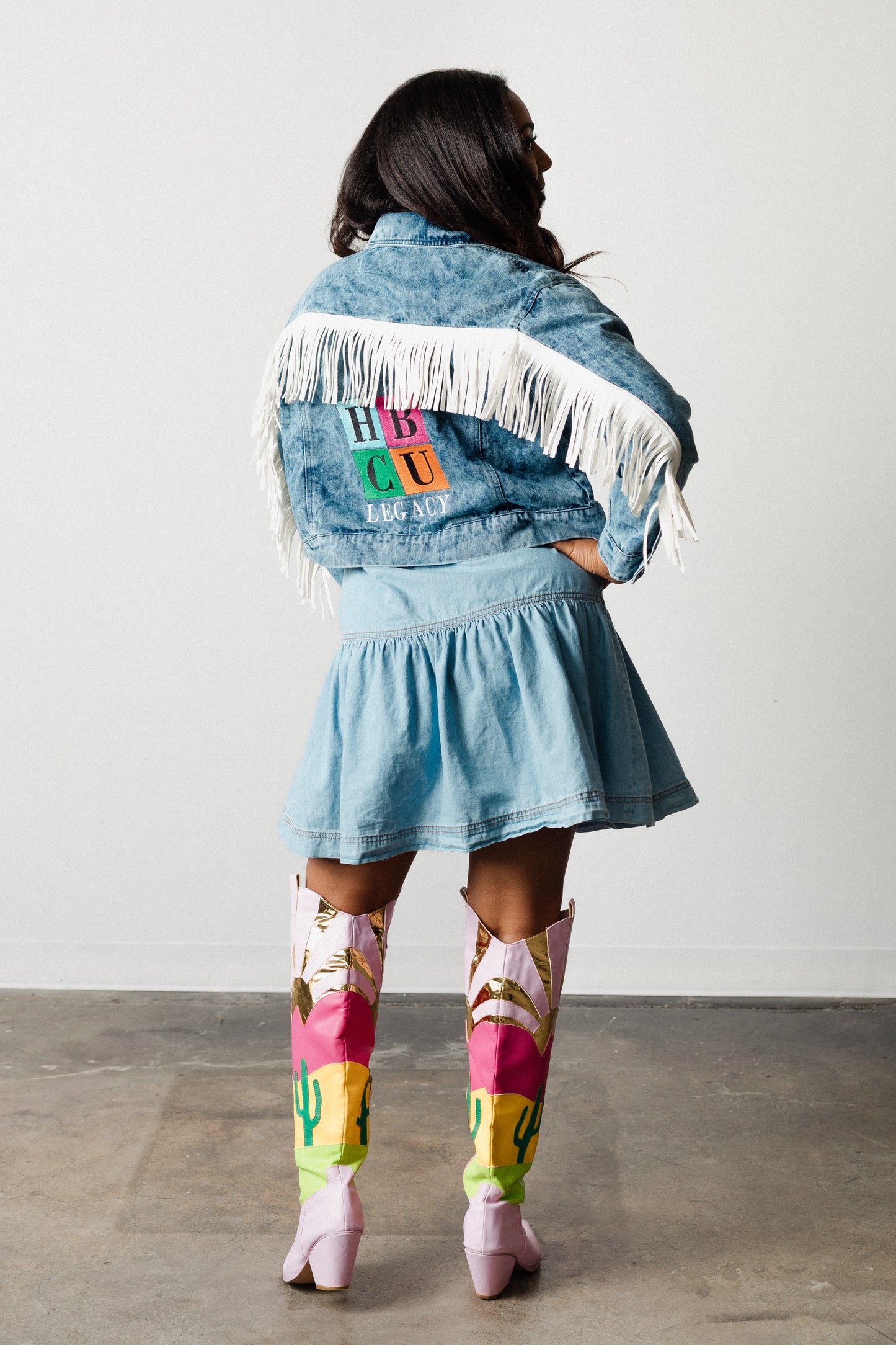 HBCU Legacy Cowgirl Denim Jacket