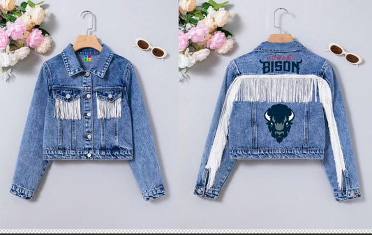 Howard Bison Cowgirl Denim Jacket