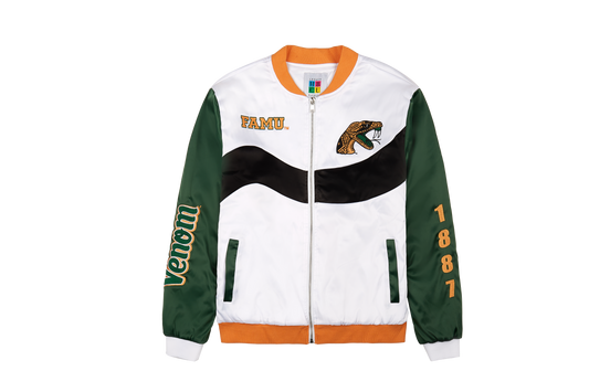 FAMU Rattler Satin Bomber Jacket