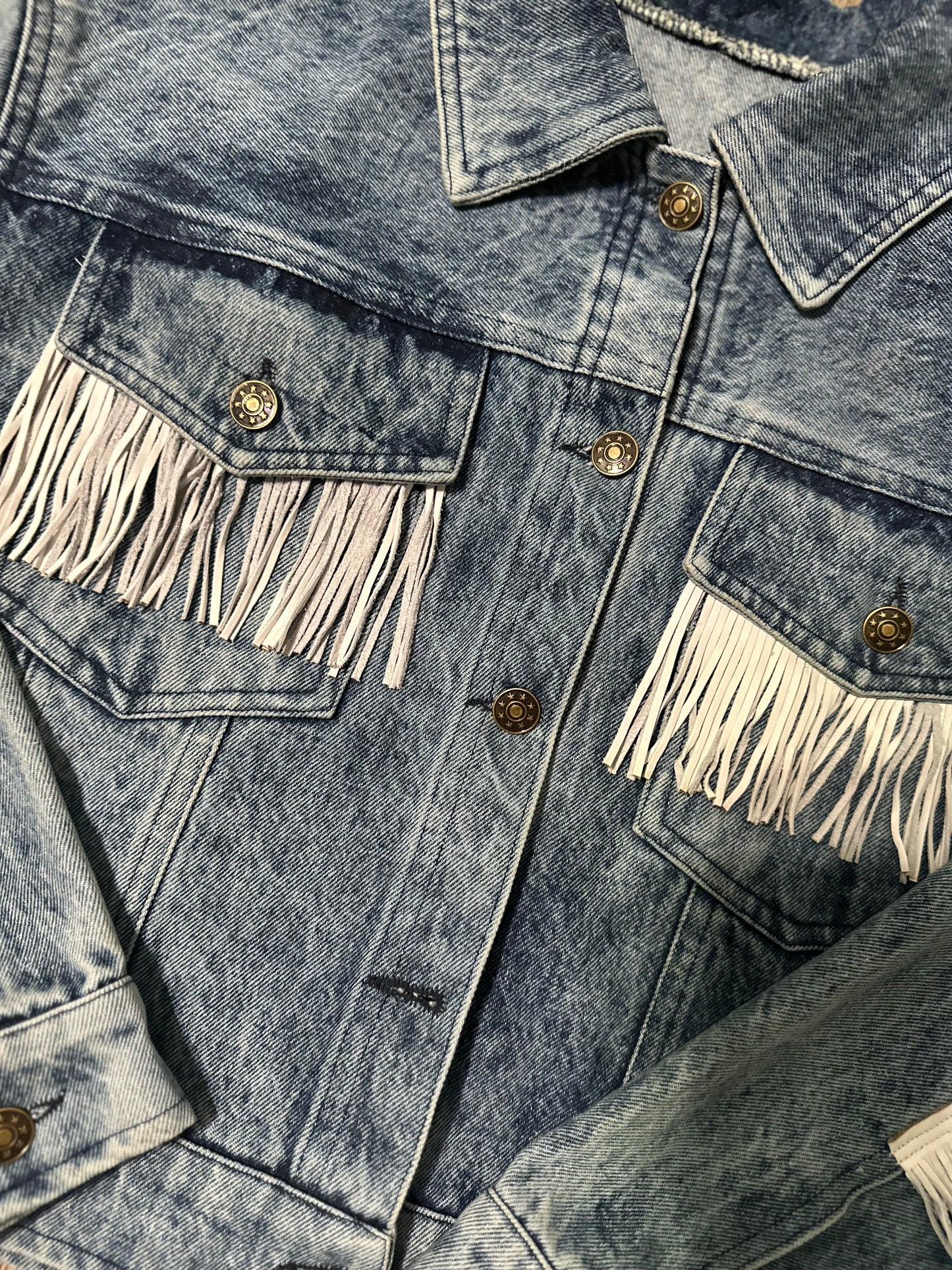 Howard Bison Cowgirl Denim Jacket