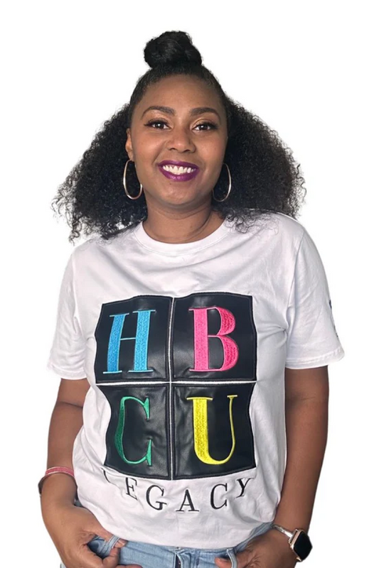 White HBCU Legacy T-shirt