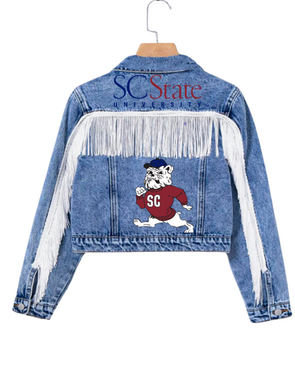 South Carolina State Cowgirl Denim Jacket