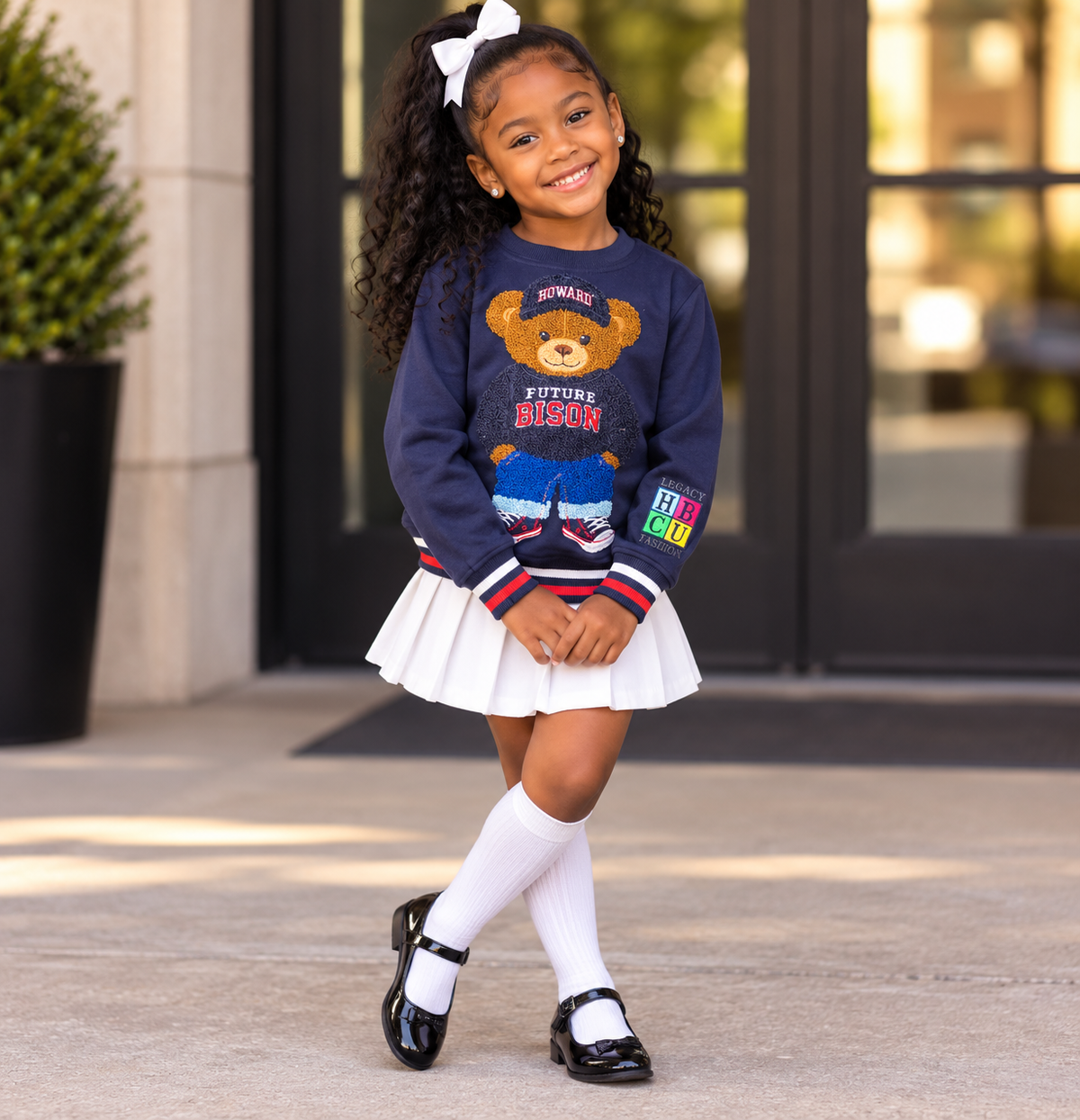 Howard University Future Bison Kids Crewneck Sweatshirt