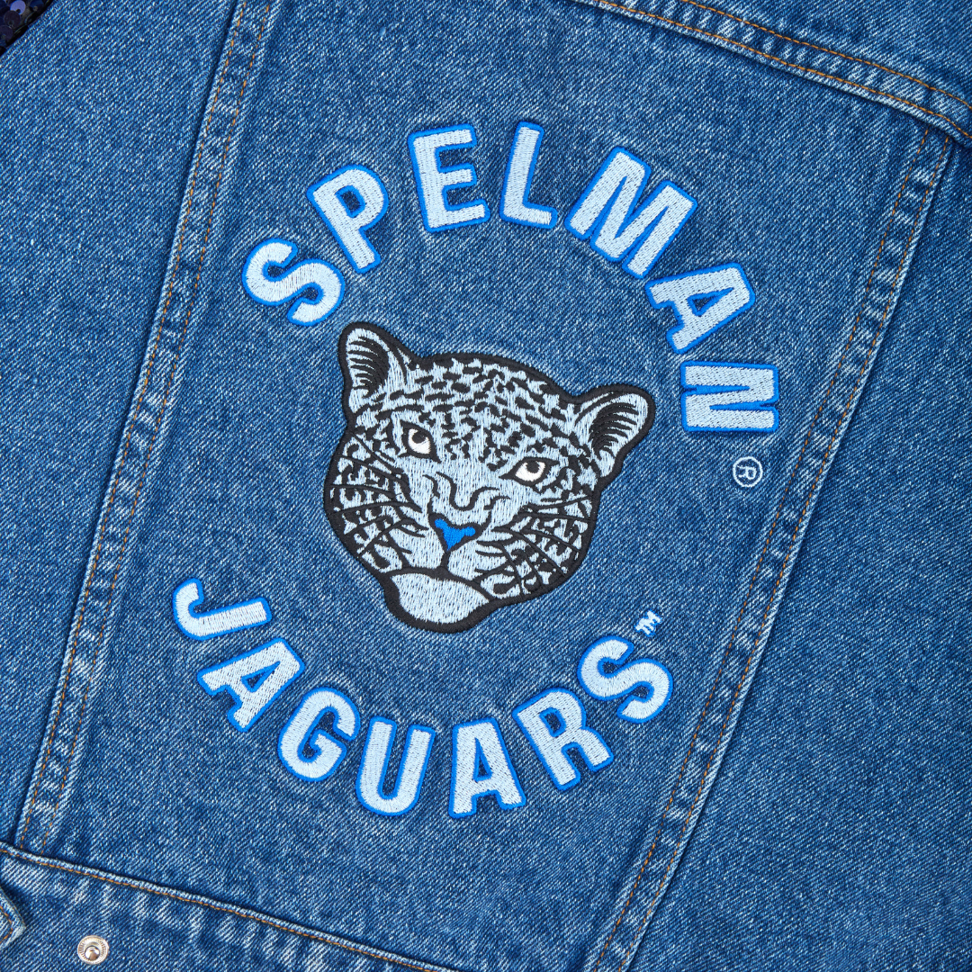 Spelman Girl's Sequin Denim Jacket