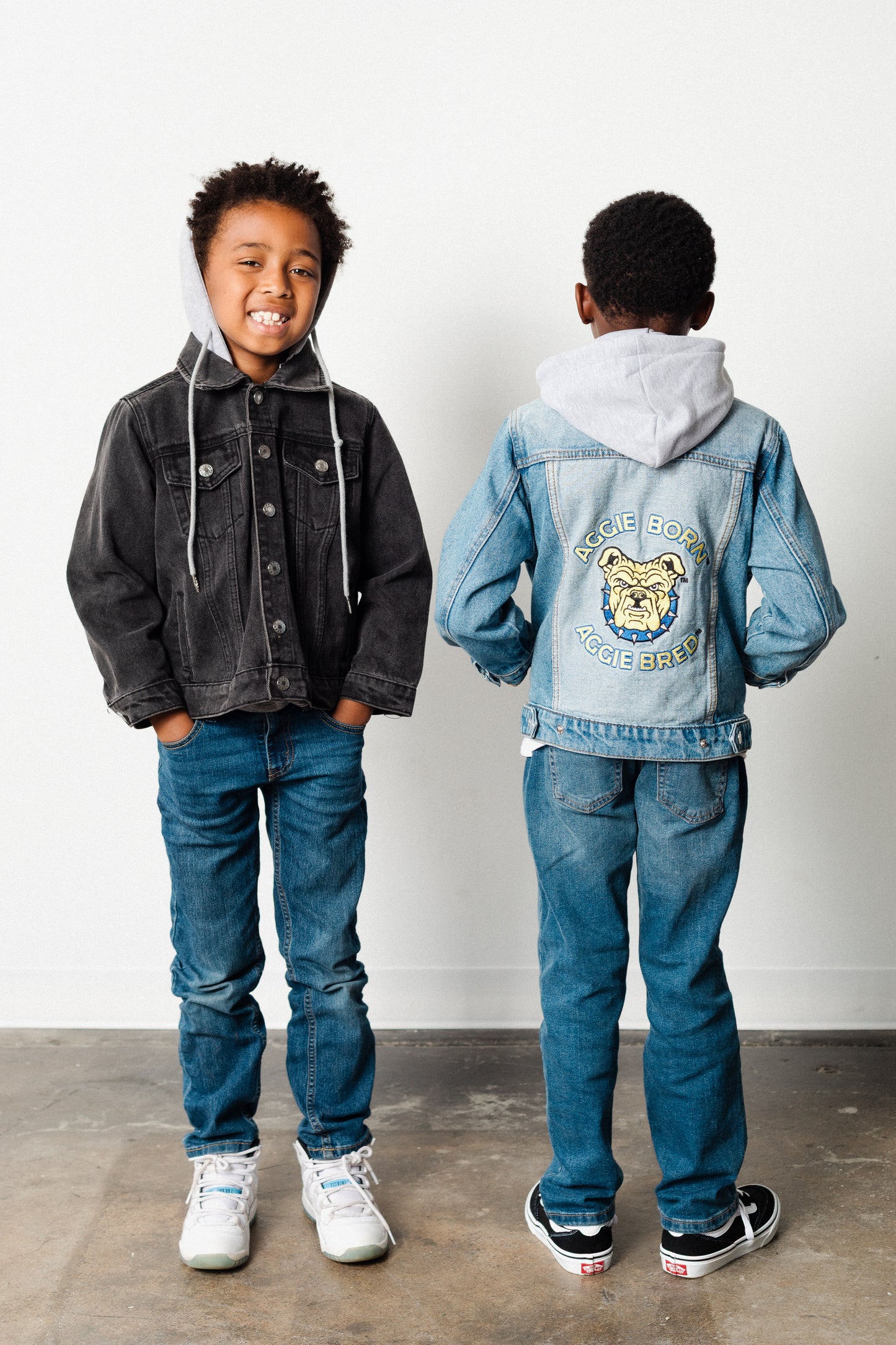 Aggie Born, Aggie Bred - Blue Youth Denim Jacket