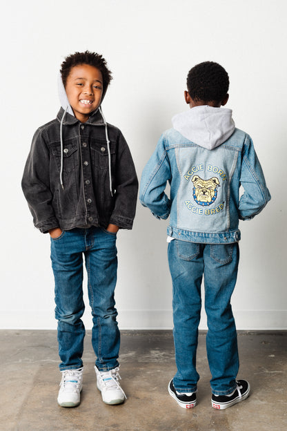 Aggie Born, Aggie Bred - Blue Youth Denim Jacket