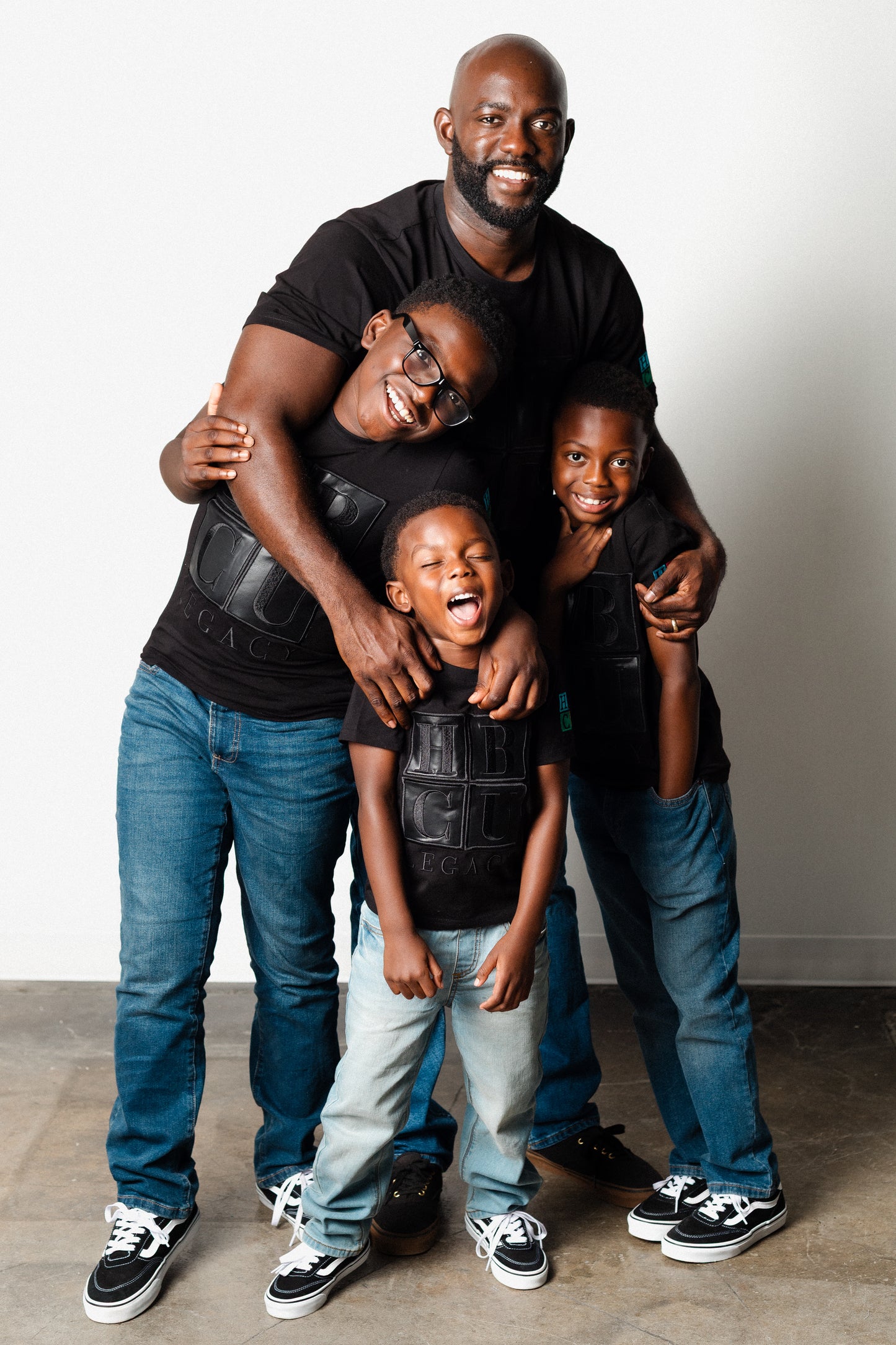 HBCU Legacy Youth T-Shirts - Black on Black
