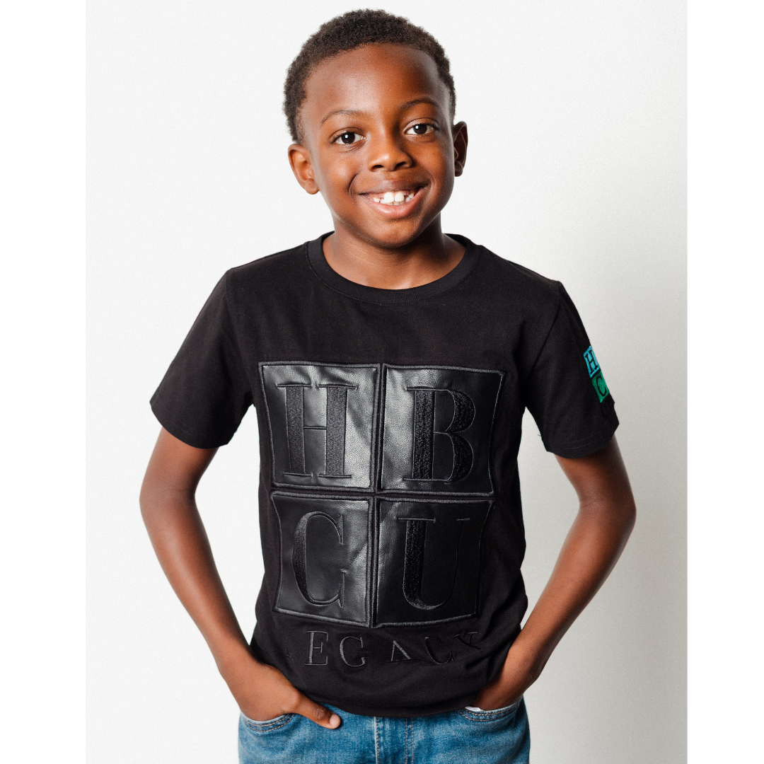 HBCU Legacy Youth T-Shirts - Black on Black