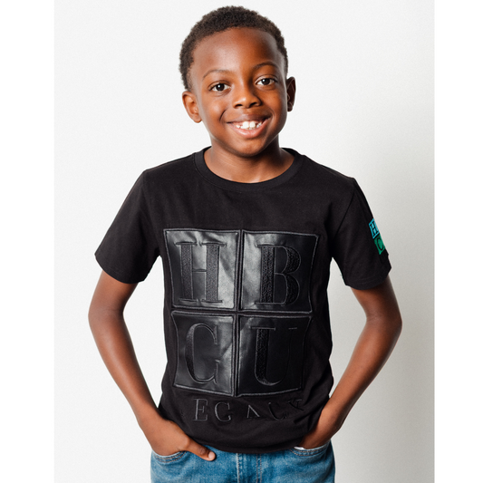 HBCU Legacy Youth T-Shirts - Black on Black