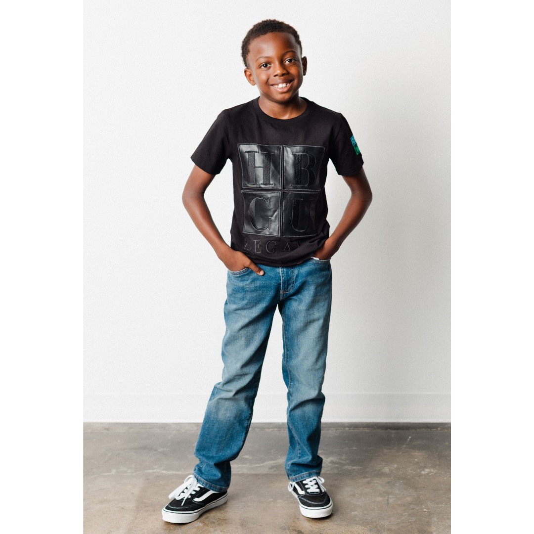 HBCU Legacy Youth T-Shirts - Black on Black