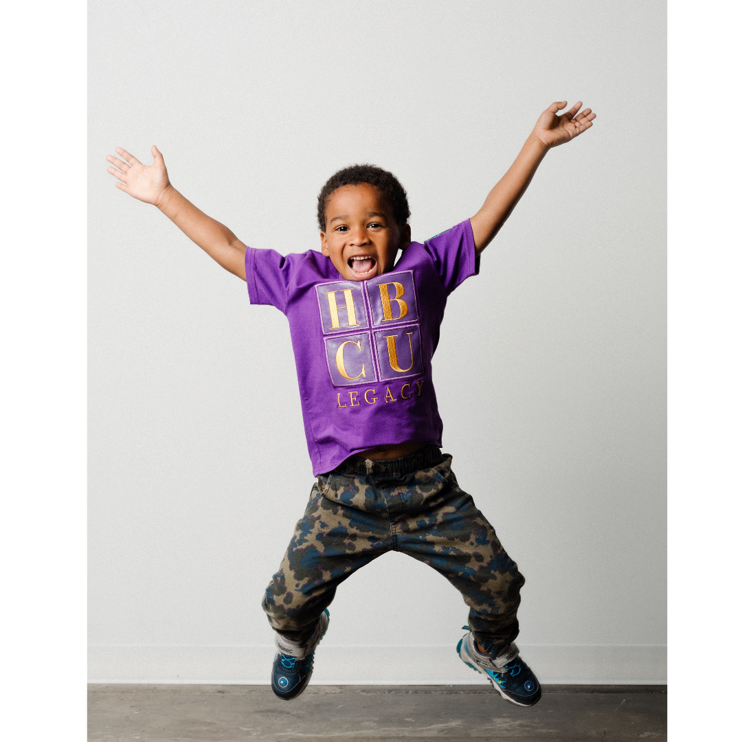 HBCU Legacy Youth T-Shirts - Purple & Gold