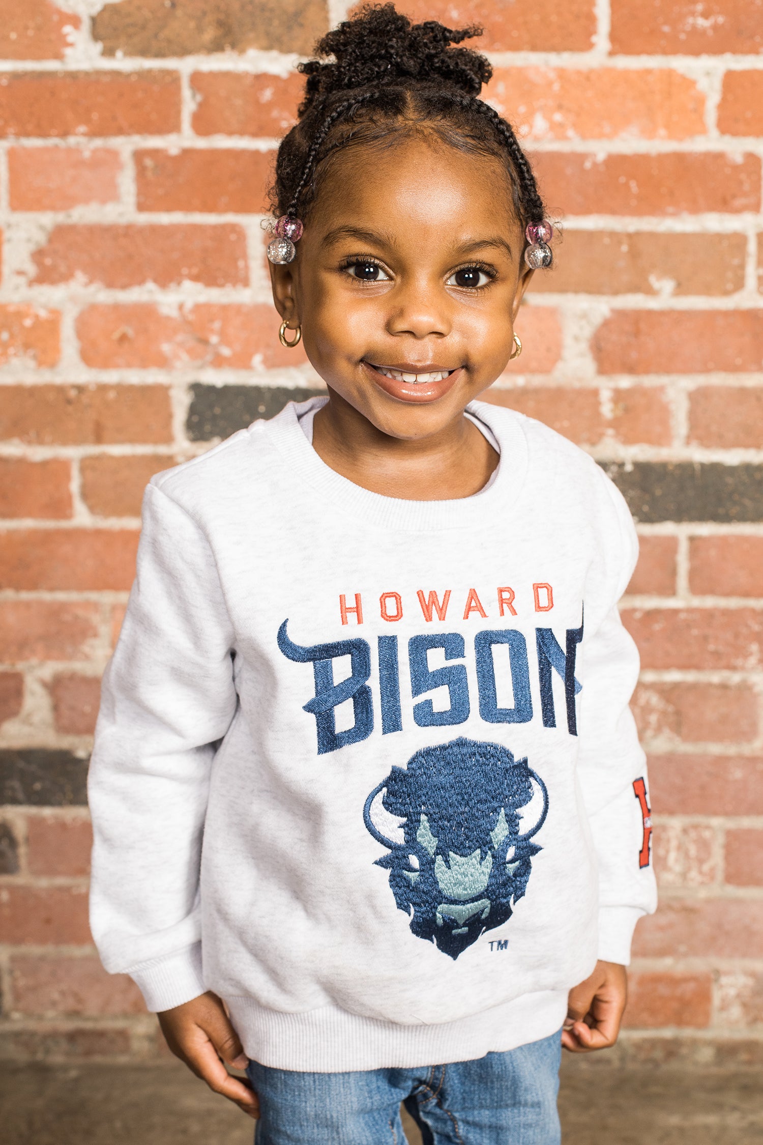 Howard Bison Crewneck Sweatshirt (Kids)
