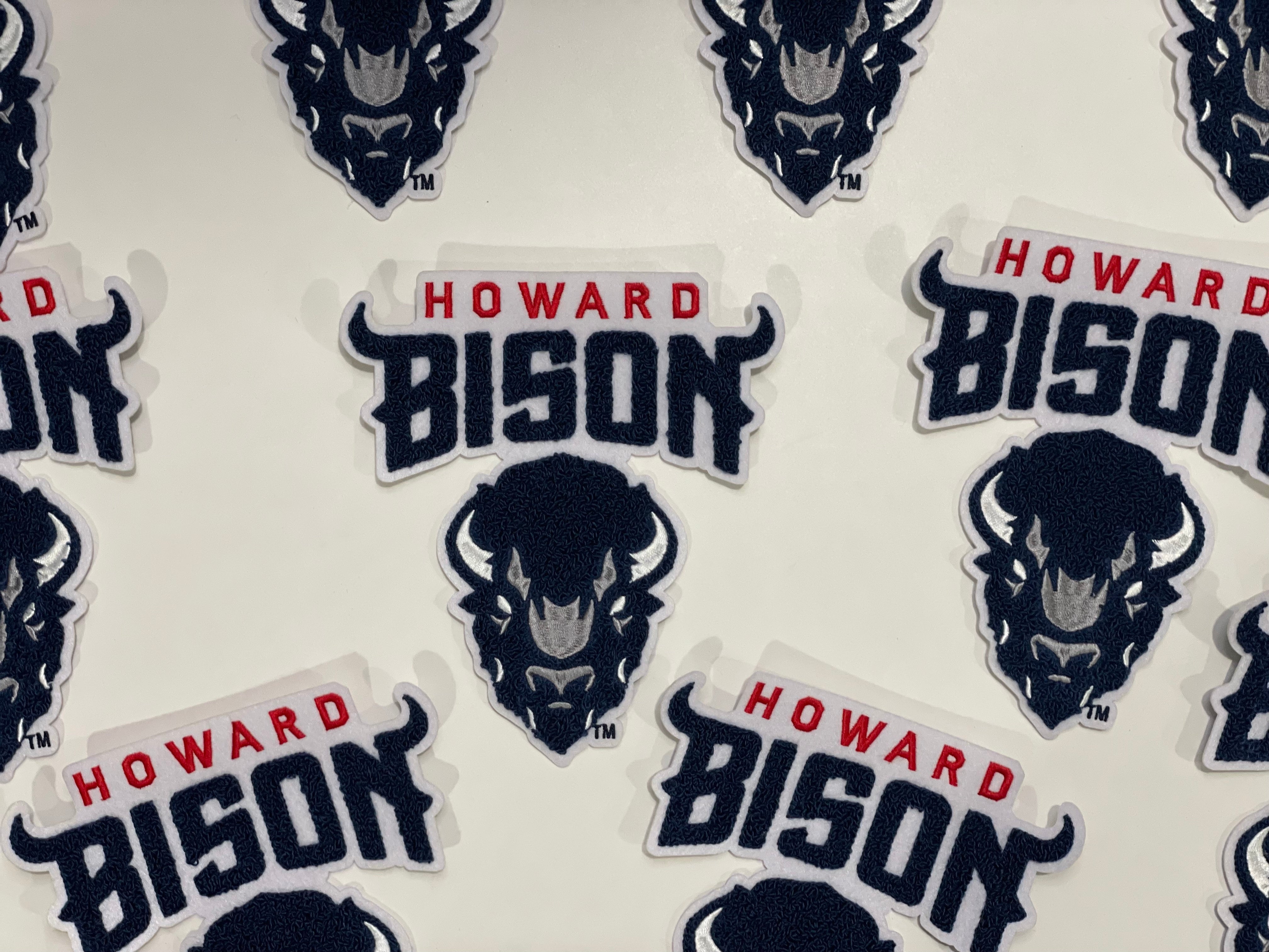 Howard Bison Sew-on Patches
