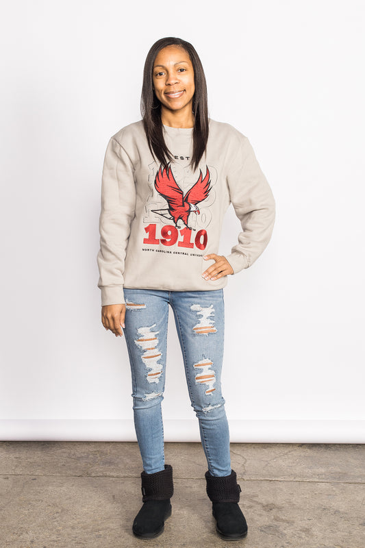 1910 NCCU Eagle Adult Crewneck