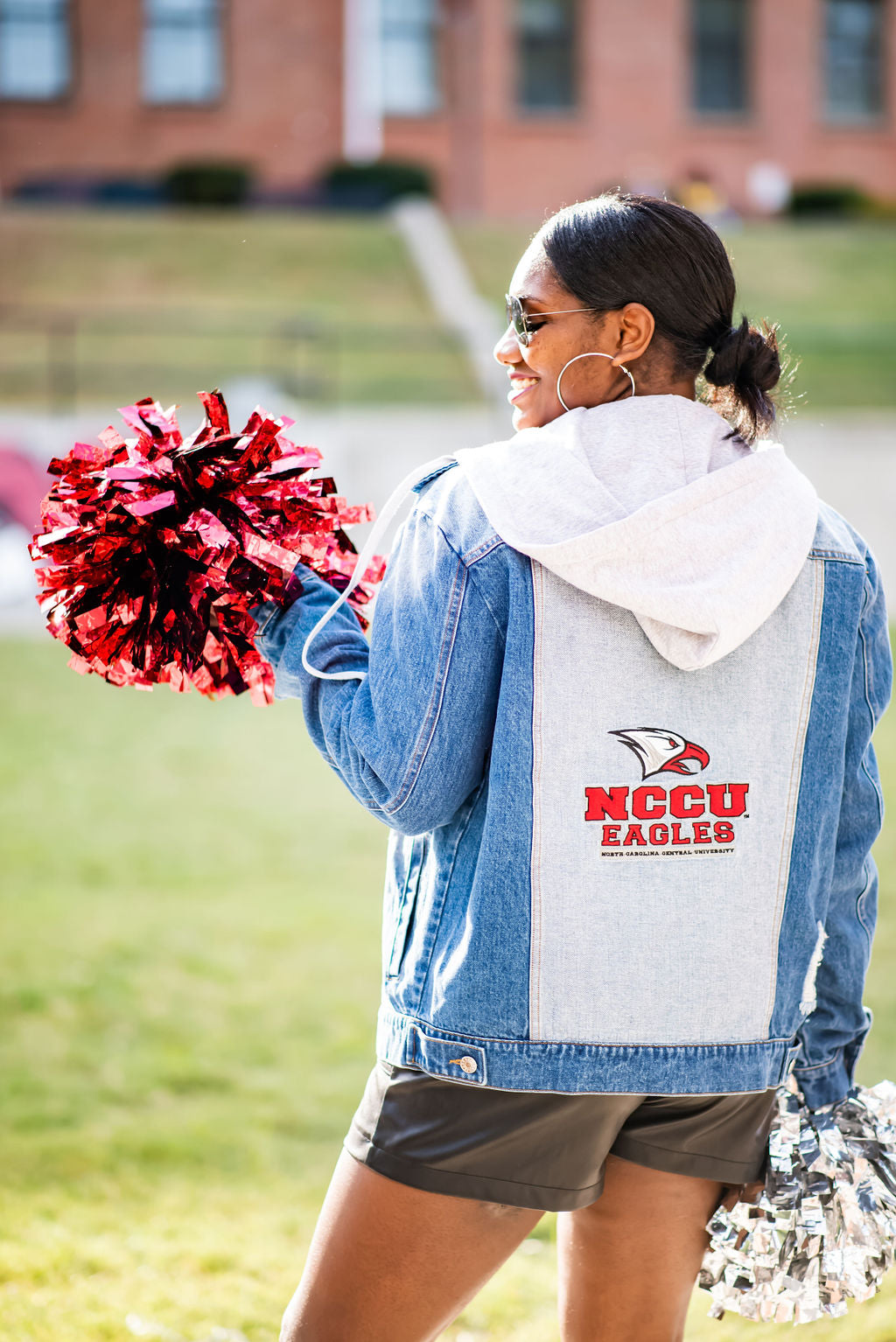 NCCU Lady Eagle Denim Jacket