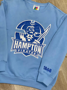 Hampton University Pirates Youth Crewneck