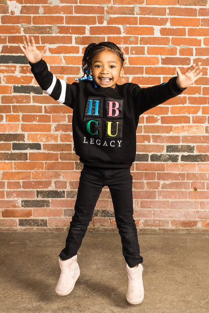 HBCU Legacy Youth  Crewneck - Color on Black